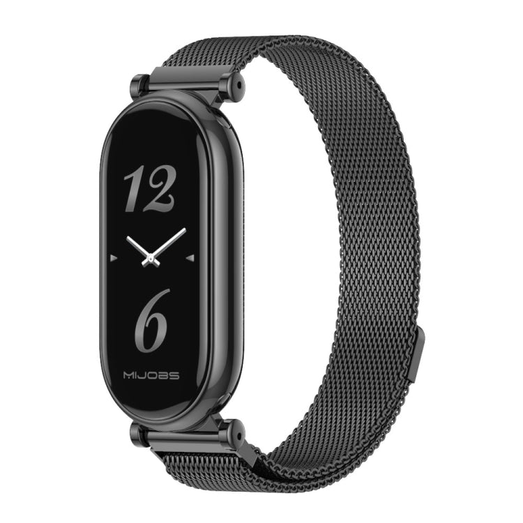 For Xiaomi Smart Band 10 / 9 / 8 Mijobs GT4 Milan Magnetic Metal Watch Band(Black) - free shipping - PMc TechLife - Order now!