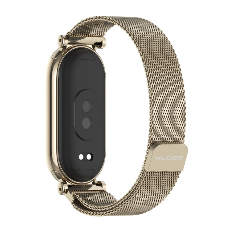 For Xiaomi Smart Band 10 / 9 / 8 Mijobs GT4 Milan Magnetic Metal Watch Band(Light Gold) - free shipping - PMc TechLife - Order now!