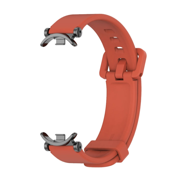 For Xiaomi Smart Band 10 / 9 / 8 Mijobs GT4 Silicone Breathable Watch Band(Orange Black) - free shipping - PMc TechLife - Order now!