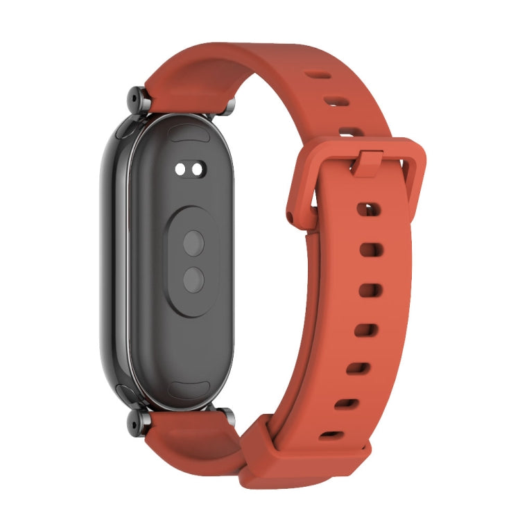 For Xiaomi Smart Band 10 / 9 / 8 Mijobs GT4 Silicone Breathable Watch Band(Orange Black) - free shipping - PMc TechLife - Order now!