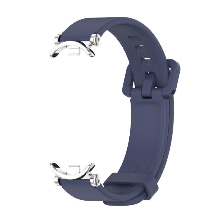 For Xiaomi Smart Band 10 / 9 / 8 Mijobs GT4 Silicone Breathable Watch Band(Midnight Blue Silver) - free shipping - PMc TechLife - Order now!