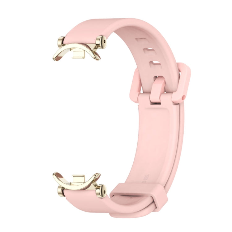 For Xiaomi Smart Band 10 / 9 / 8 Mijobs GT4 Silicone Breathable Watch Band(Pink Light Gold) - free shipping - PMc TechLife - Order now!