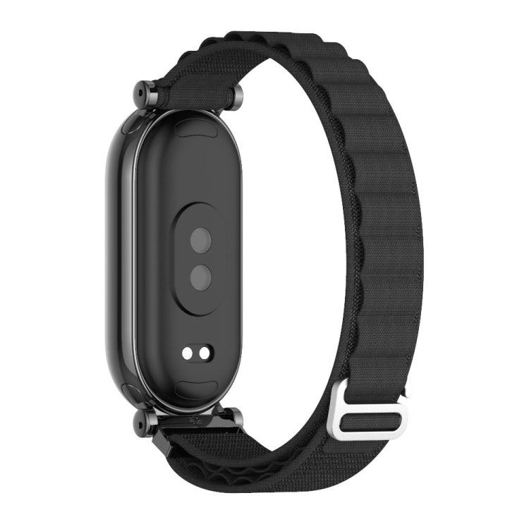 For Xiaomi Mi Band 8 / 9 / 9 NFC Mijobs GT4 Nylon Breathable Watch Band(Black) - Watch Bands by MIJOBS | Online Shopping South Africa | PMc TechLife | Buy Now Pay Later Mobicred