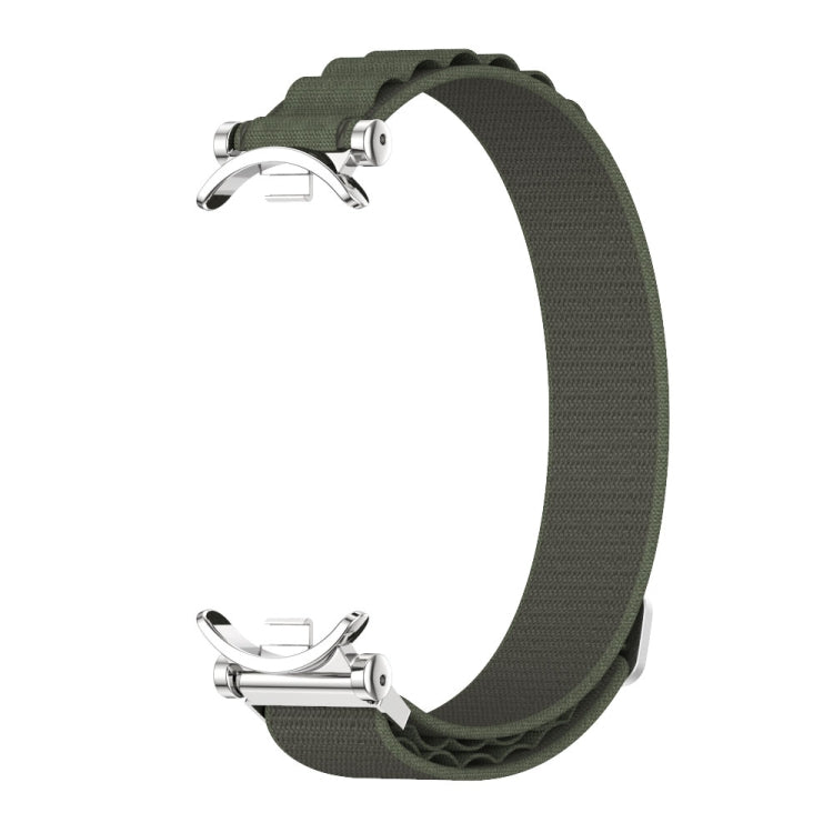 For Xiaomi Smart Band 10 / 9 / 8 Mijobs GT4 Nylon Breathable Watch Band(Army Green Silver) - free shipping - PMc TechLife - Order now!