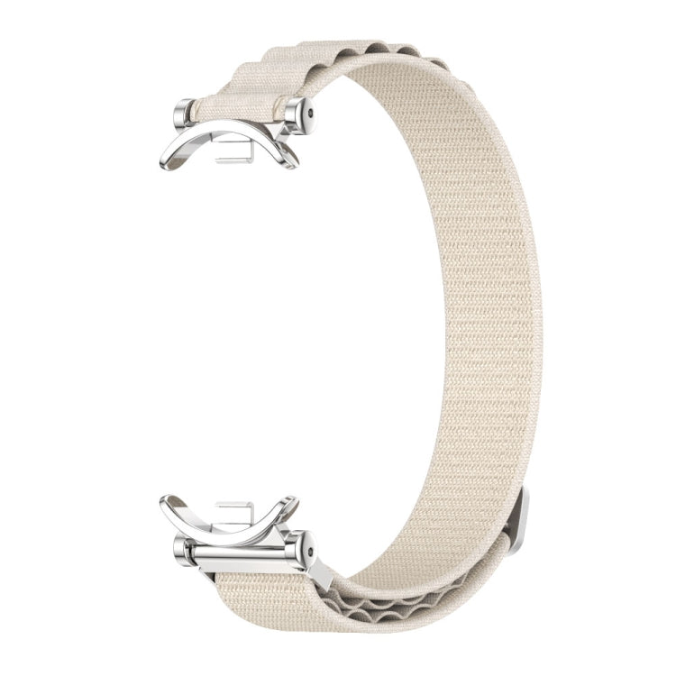 For Xiaomi Mi Band 8 Mijobs GT4 Nylon Breathable Watch Band(Grey Silver) - Watch Bands by MIJOBS | Online Shopping South Africa | PMC TechLife