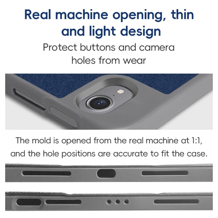 For iPad 2025 / 2022 ZGA Tri-Fold Voltage Smart Leather Tablet Case(Black) - free shipping - PMc TechLife - Order now!