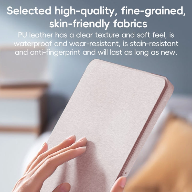 For iPad mini 6 / mini 2024 ZGA Tri-Fold 360 Rotation Smart Leather Tablet Case(Blue) - free shipping - PMc TechLife - Order now!