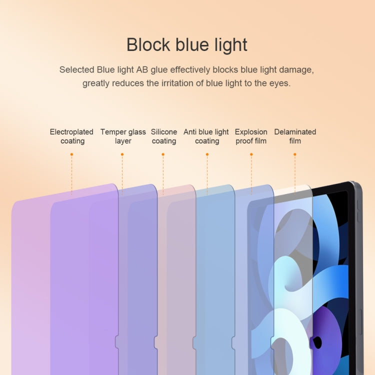 For iPad Air 11 2024 / 2025 NILLKIN V+ Series Anti-Blue Light Tempered Glass Protective Film - iPad Air 11 2025 / 2024 Cases by NILLKIN | Online Shopping South Africa | PMC TechLife | Buy Now Pay Later Mobicred