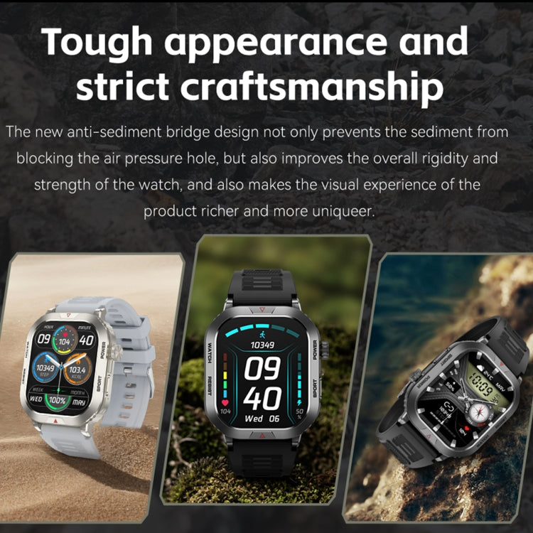 ZW66 2.01 inch BT5.1 Fitness Wellness Smart Watch, Support Bluetooth Call / Sleep / Blood Oxygen / Heart Rate / Blood Pressure Health Monitor(Black) - Android Watch by PMC TechLife | Online Shopping South Africa | PMC TechLife | Buy Now Pay Later Mobicred