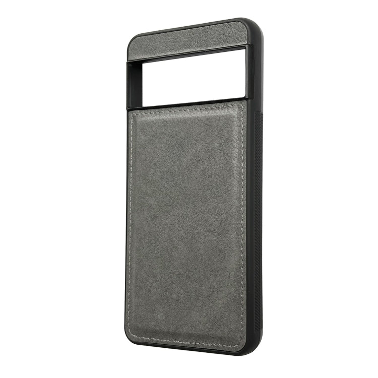 For Google Pixel 9 Pro XL Cowhide Texture Back Cover Phone Case(Grey) - Google Cases by PMC TechLife | Online Shopping South Africa | PMC TechLife | Buy Now Pay Later Mobicred