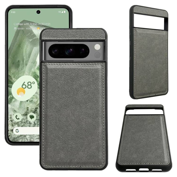 For Google Pixel 8 Multifunctional 7-Card Wallet Leather Phone Case(Grey) - free shipping - PMC TechLife - Order now!