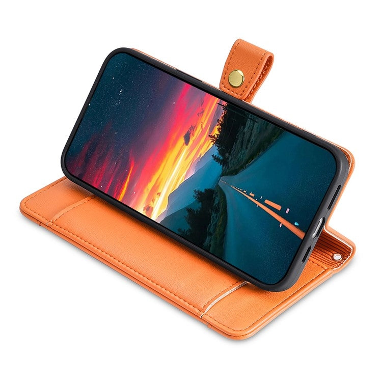 For Motorola Edge 50 Fusion 5G Sheep Texture Cross-body Zipper Wallet Leather Phone Case(Orange) - Motorola Cases by PMC TechLife | Online Shopping South Africa | PMC TechLife | Buy Now Pay Later Mobicred