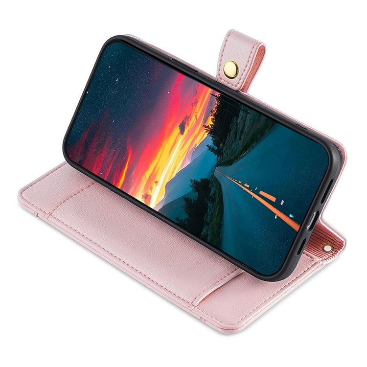 For Motorola Edge 50 Fusion 5G Sheep Texture Cross-body Zipper Wallet Leather Phone Case(Pink) - Motorola Cases by PMC TechLife | Online Shopping South Africa | PMC TechLife | Buy Now Pay Later Mobicred