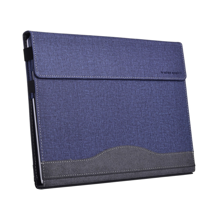 For Lenovo ThinkPad X1 Carbon Gen 10 Cloth Texture Laptop Leather Protective Case(Deep Blue) - free shipping - PMC Jewellery - Order now!