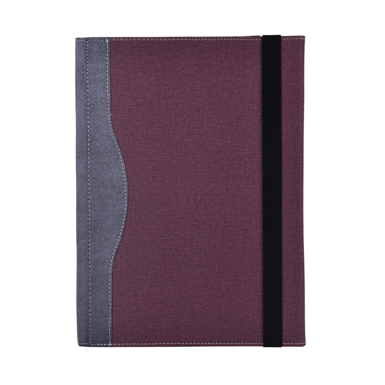 For Lenovo ThinkPad X1 Yoga Gen 8 14 inch Cloth Texture Laptop Leather Protective Case(Wine Red) - Other by PMC Jewellery | Online Shopping South Africa | PMC Jewellery | Buy Now Pay Later Mobicred