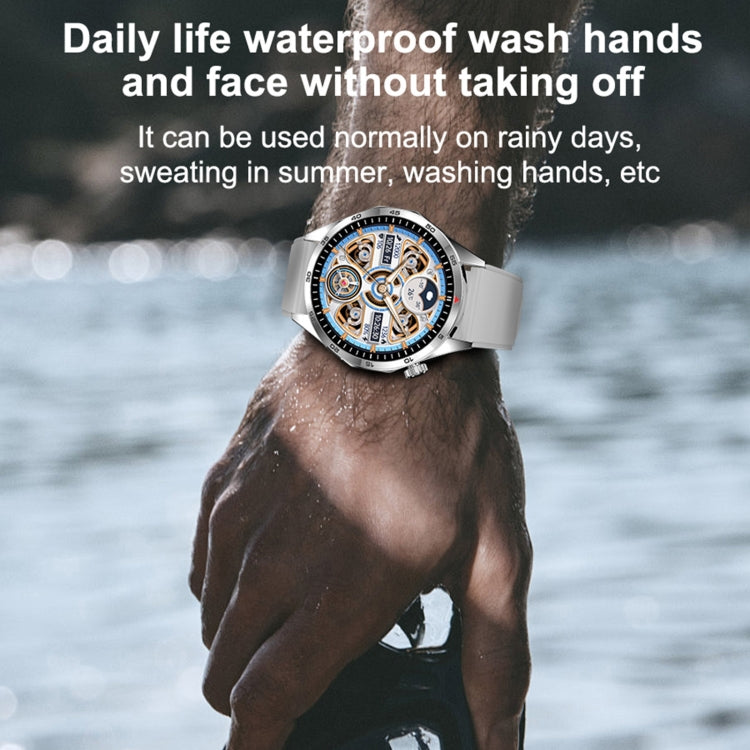 LEMFO GTS4/LT09 1.5 inch IP67 Fitness Wellness Smart Watch Support Bluetooth Call / Sleep / Blood Oxygen / Heart Rate Health Monitor, Steel Strap(Balck) - Smart Watches by LEMFO | Online Shopping South Africa | PMC TechLife | Buy Now Pay Later Mobicred