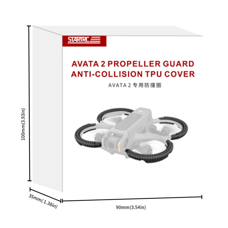 For DJI AVATA 2 STARTRC Propeller TPU Protective Guard Anti-collision Ring Cover(Fluorescent Green) - Other by STARTRC | Online Shopping South Africa | PMC TechLife | Buy Now Pay Later Mobicred
