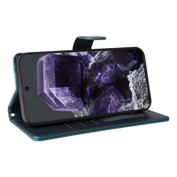 For Google Pixel 9 Pro Diamond Lattice Leather Flip Phone Case(Green) - Google Cases by PMC TechLife | Online Shopping South Africa | PMC TechLife | Buy Now Pay Later Mobicred