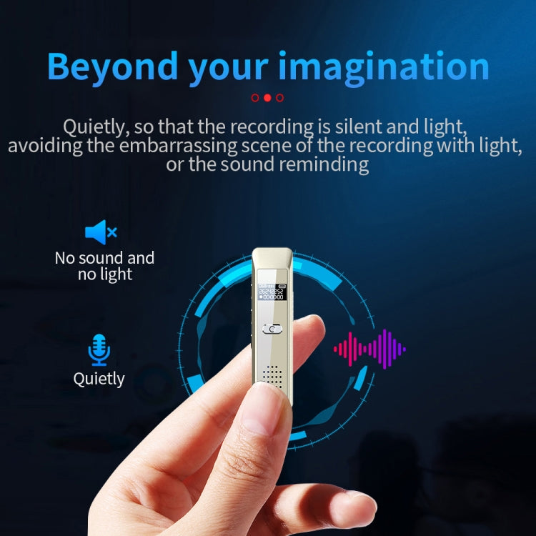 JNN Q7 Mini Portable Voice Recorder with OLED Screen, Memory:4GB(Gold) - Recording Pen by JNN | Online Shopping South Africa | PMC TechLife | Buy Now Pay Later Mobicred