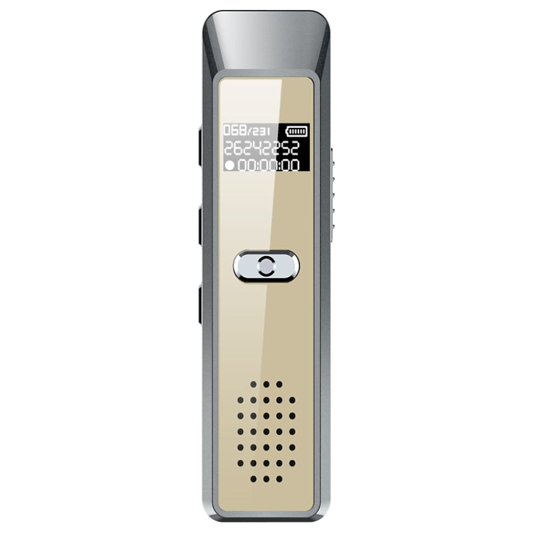 JNN Q7 Mini Portable Voice Recorder with OLED Screen, Memory:4GB(Grey+Gold) - Recording Pen by JNN | Online Shopping South Africa | PMC TechLife | Buy Now Pay Later Mobicred