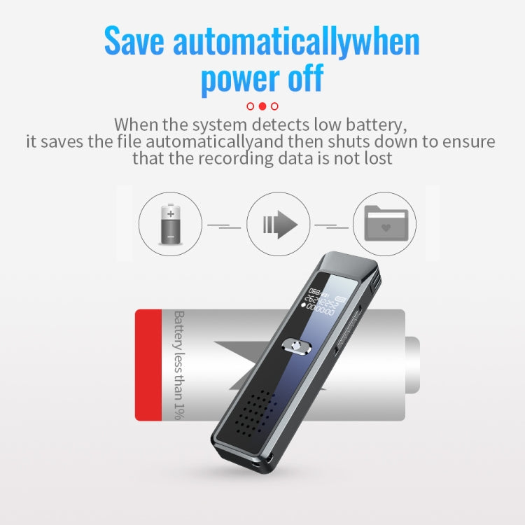 JNN Q7 Mini Portable Voice Recorder with OLED Screen, Memory:4GB(Metal Gray) - Recording Pen by JNN | Online Shopping South Africa | PMC TechLife | Buy Now Pay Later Mobicred