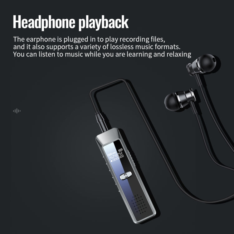 JNN Q7 Mini Portable Voice Recorder with OLED Screen, Memory:4GB(Metal Gray) - Recording Pen by JNN | Online Shopping South Africa | PMC TechLife | Buy Now Pay Later Mobicred