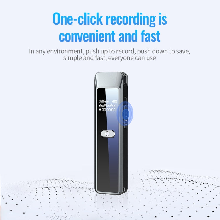 JNN Q7 Mini Portable Voice Recorder with OLED Screen, Memory:4GB(Metal Gray) - Recording Pen by JNN | Online Shopping South Africa | PMC TechLife | Buy Now Pay Later Mobicred