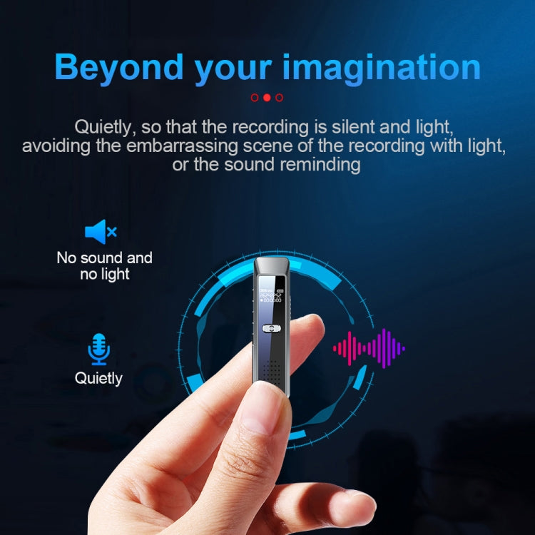 JNN Q7 Mini Portable Voice Recorder with OLED Screen, Memory:8GB(Metal Gray) - Recording Pen by JNN | Online Shopping South Africa | PMC TechLife | Buy Now Pay Later Mobicred