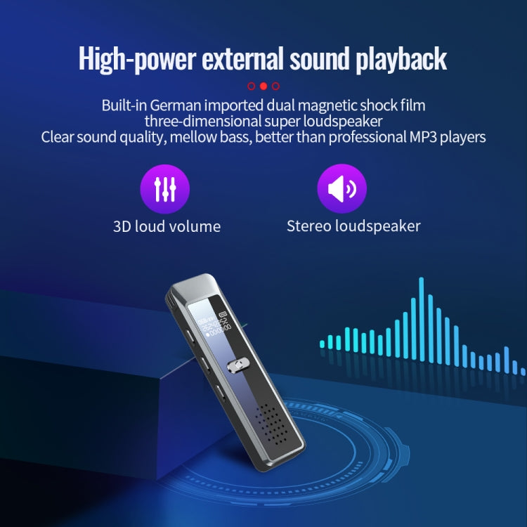 JNN Q7 Mini Portable Voice Recorder with OLED Screen, Memory:8GB(Metal Gray) - Recording Pen by JNN | Online Shopping South Africa | PMC TechLife | Buy Now Pay Later Mobicred