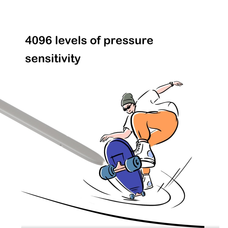 For Samsung Galaxy S24 Ultra 5G High Sensitivity Universal Capacitive Stylus Pen(Grey) - Stylus Pen by PMC TechLife | Online Shopping South Africa | PMC TechLife | Buy Now Pay Later Mobicred