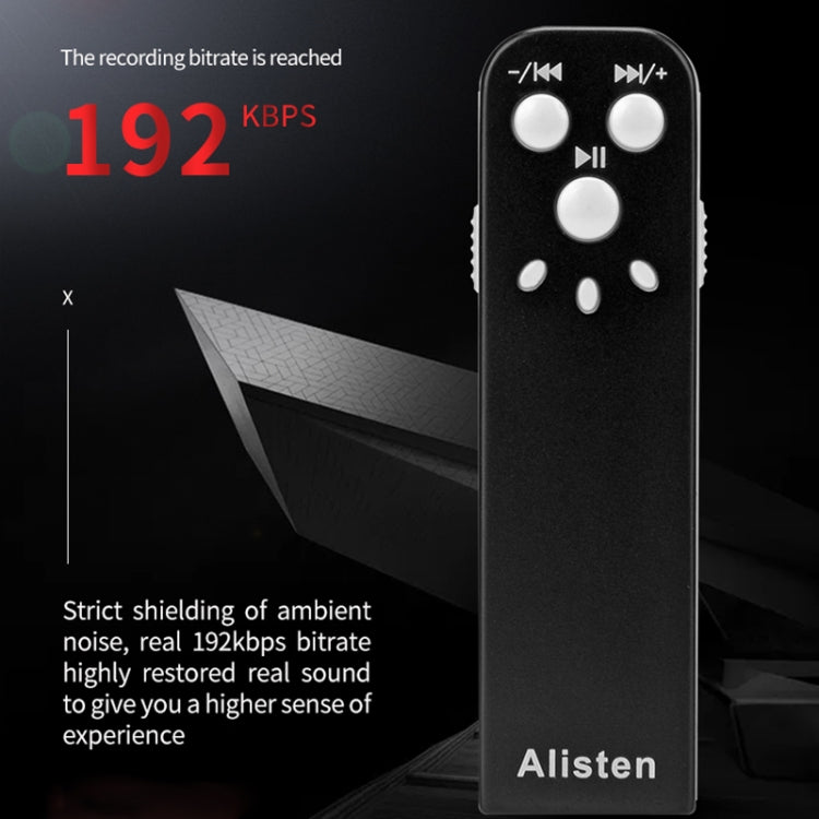 JNN J1 Mini Smart HD Noise Cancelling Voice Recorder, Memory:16GB(Black) - Recording Pen by JNN | Online Shopping South Africa | PMC TechLife | Buy Now Pay Later Mobicred