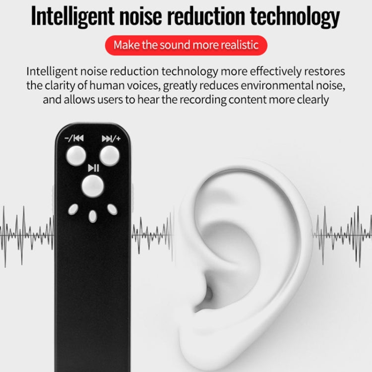 JNN J1 Mini Smart HD Noise Cancelling Voice Recorder, Memory:16GB(Black) - Recording Pen by JNN | Online Shopping South Africa | PMC TechLife | Buy Now Pay Later Mobicred