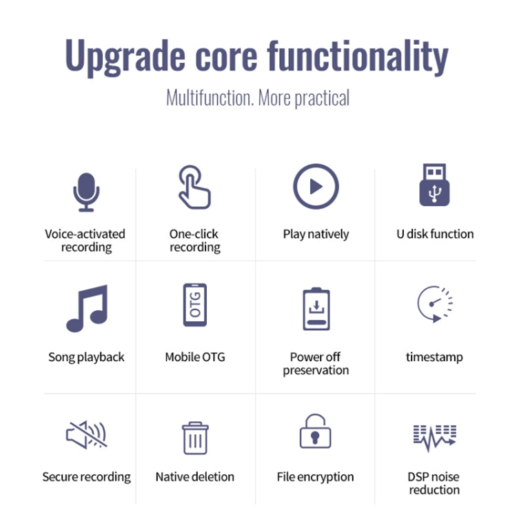 JNN S13 Zinc Alloy U-disk Voice Recorder, Memory:8GB(Silver) - U-Disk Recorder by JNN | Online Shopping South Africa | PMC TechLife | Buy Now Pay Later Mobicred