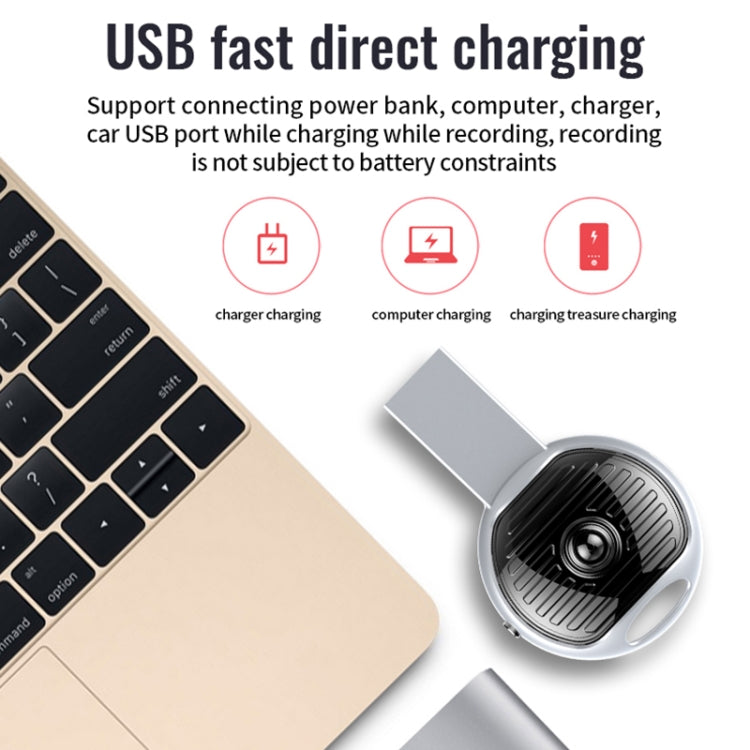 JNN S13 Zinc Alloy U-disk Voice Recorder, Memory:16GB(Silver) - free shipping - PMC TechLife - Order now!