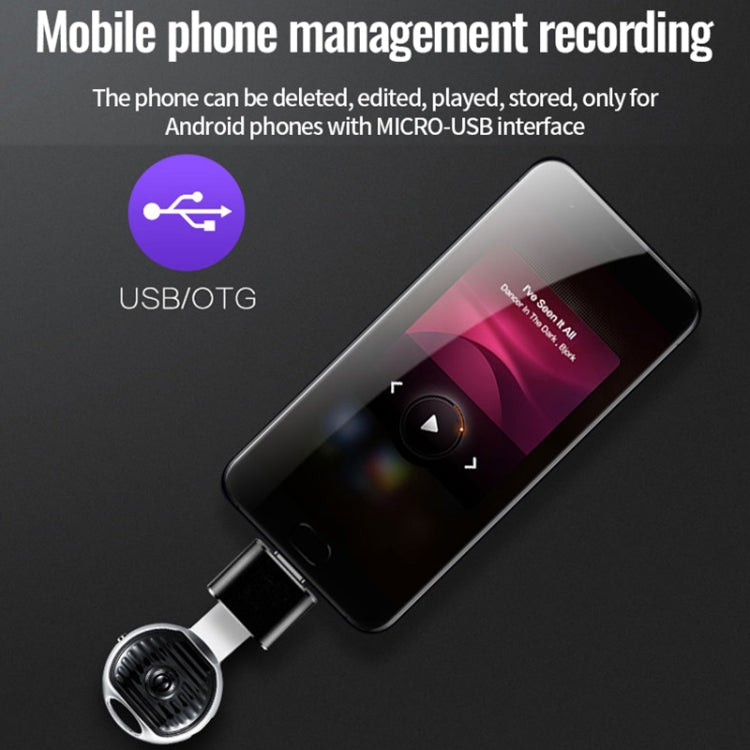 JNN S13 Zinc Alloy U-disk Voice Recorder, Memory:16GB(Silver) - free shipping - PMC TechLife - Order now!