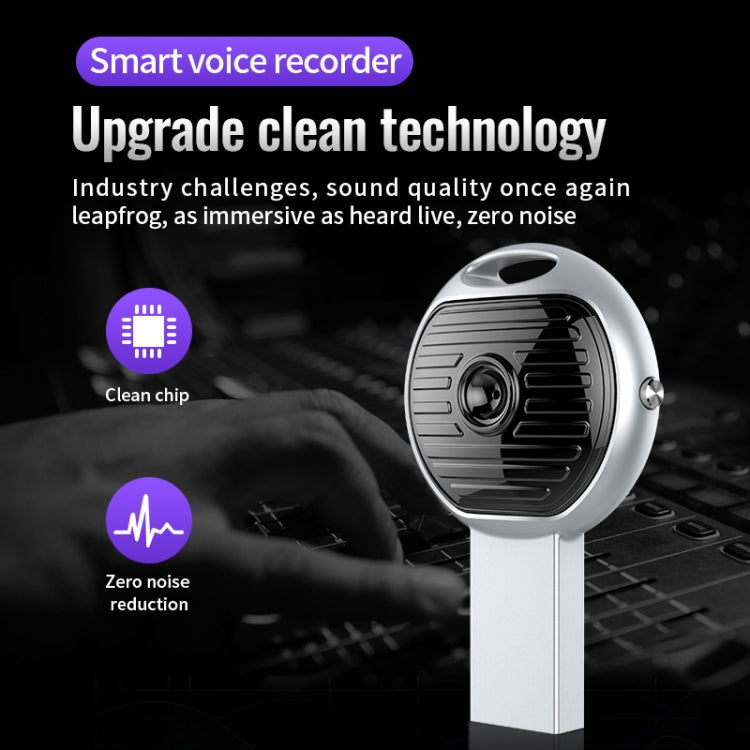 JNN S13 Zinc Alloy U-disk Voice Recorder, Memory:32GB(Silver) - U-Disk Recorder by JNN | Online Shopping South Africa | PMC TechLife | Buy Now Pay Later Mobicred