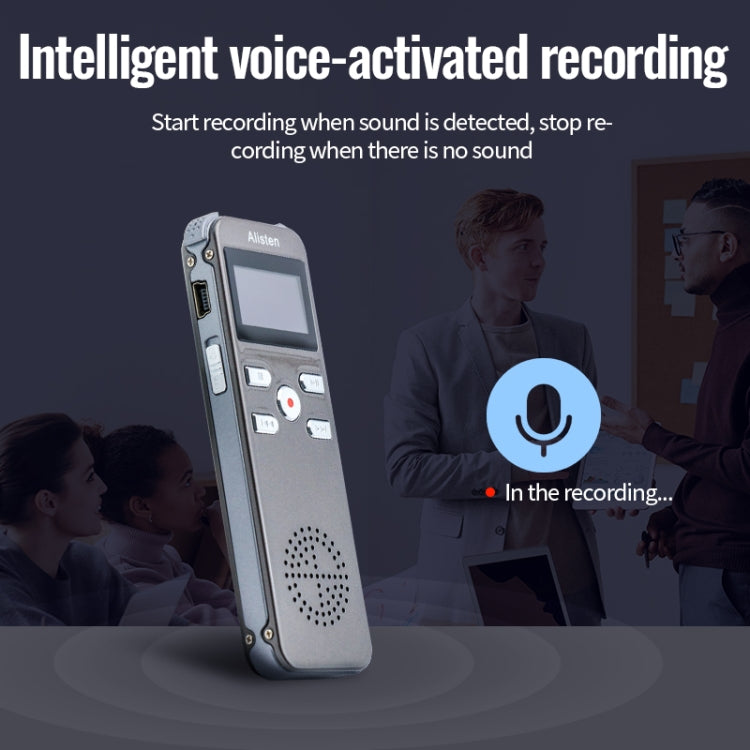 JNN X26 Mini Portable Voice Recorder with OLED Screen, Memory:8GB(Gold) - Recording Pen by JNN | Online Shopping South Africa | PMC TechLife | Buy Now Pay Later Mobicred