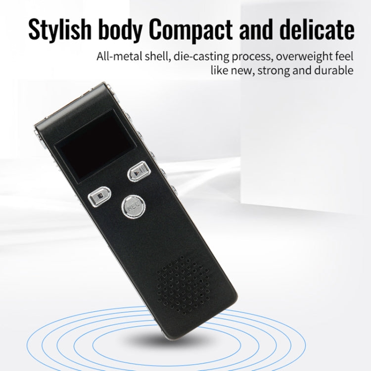 JNN X18 Mini Smart HD Noise Cancelling Voice Recorder, Memory:4GB(Black) - Recording Pen by JNN | Online Shopping South Africa | PMC TechLife | Buy Now Pay Later Mobicred