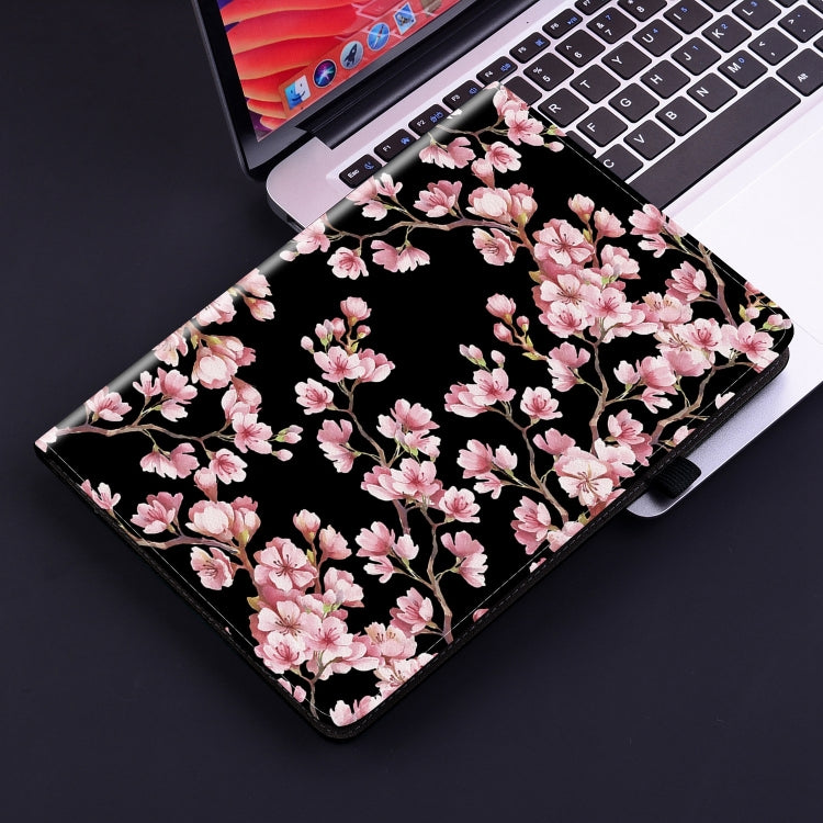 For Huawei MatePad SE 10.4 Crystal Texture Painted Leather Smart Tablet Case(Plum Bossom) - Huawei by PMC TechLife | Online Shopping South Africa | PMC TechLife | Buy Now Pay Later Mobicred