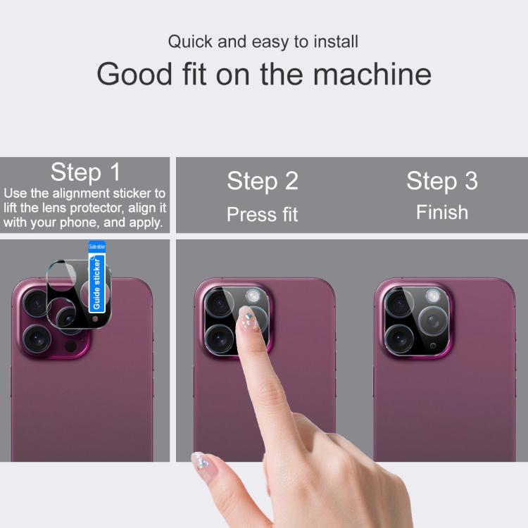 For Huawei Pura 80 5G imak High Definition Integrated Glass Lens Film Black Version - free shipping - PMC TechLife - Order now!