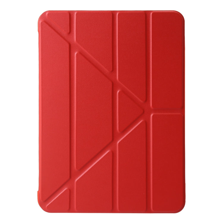 For iPad Air 11 2024 TPU Deformation Flip Leather Tablet Case with Holder(Red) - iPad Air 11 2024 Cases by PMC TechLife | Online Shopping South Africa | PMC TechLife | Buy Now Pay Later Mobicred
