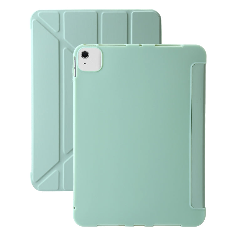 For iPad Air 13 2025 / 2024 TPU Deformation Flip Leather Tablet Case with Holder(Mint Green) - iPad Air 13 2025 / 2024 Cases by PMC TechLife | Online Shopping South Africa | PMC TechLife | Buy Now Pay Later Mobicred