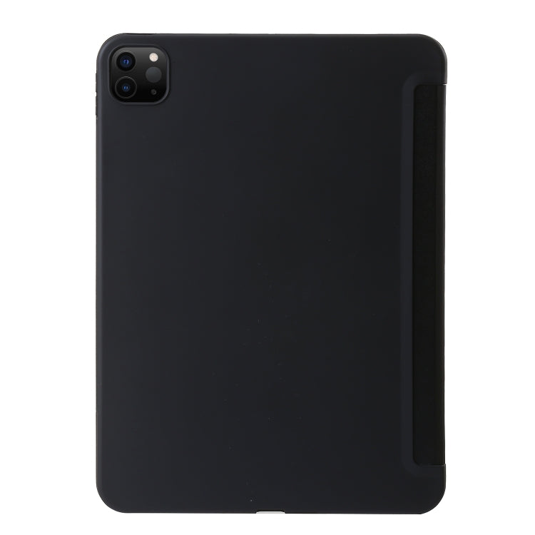 For iPad Pro 11 2024 TPU Deformation Flip Leather Tablet Case with Holder(Black) - iPad Pro 11 2024 Cases by PMC TechLife | Online Shopping South Africa | PMC TechLife | Buy Now Pay Later Mobicred