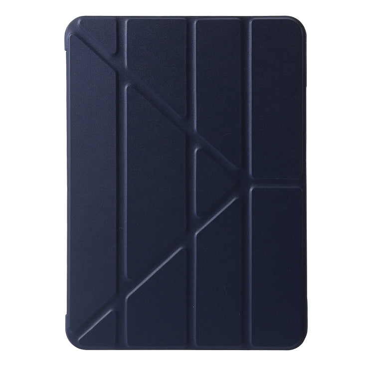 For iPad Pro 11 2024 TPU Deformation Flip Leather Tablet Case with Holder(Dark Blue) - iPad Pro 11 2024 Cases by PMC TechLife | Online Shopping South Africa | PMC TechLife | Buy Now Pay Later Mobicred