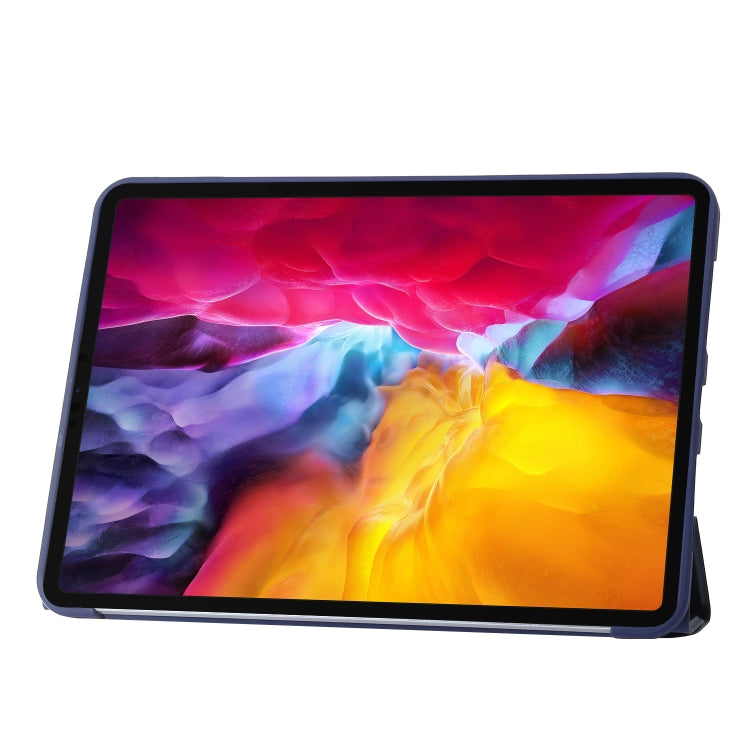 For iPad Pro 11 2024 TPU Deformation Flip Leather Tablet Case with Holder(Dark Blue) - iPad Pro 11 2024 Cases by PMC TechLife | Online Shopping South Africa | PMC TechLife | Buy Now Pay Later Mobicred