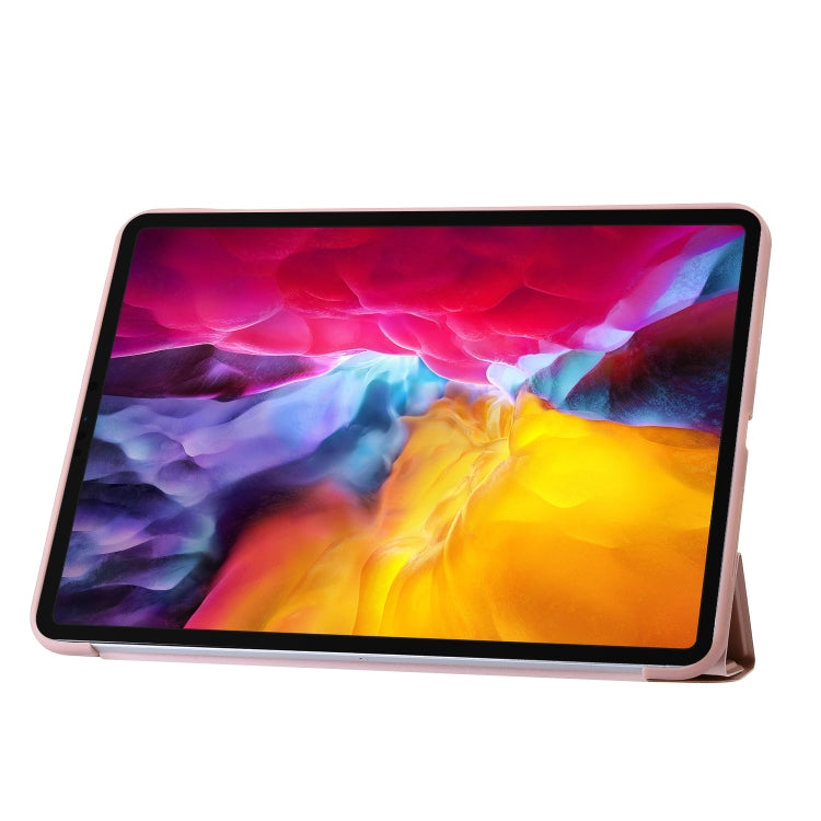 For iPad Pro 11 2024 TPU Deformation Flip Leather Tablet Case with Holder(Rose Gold) - iPad Pro 11 2024 Cases by PMC TechLife | Online Shopping South Africa | PMC TechLife | Buy Now Pay Later Mobicred