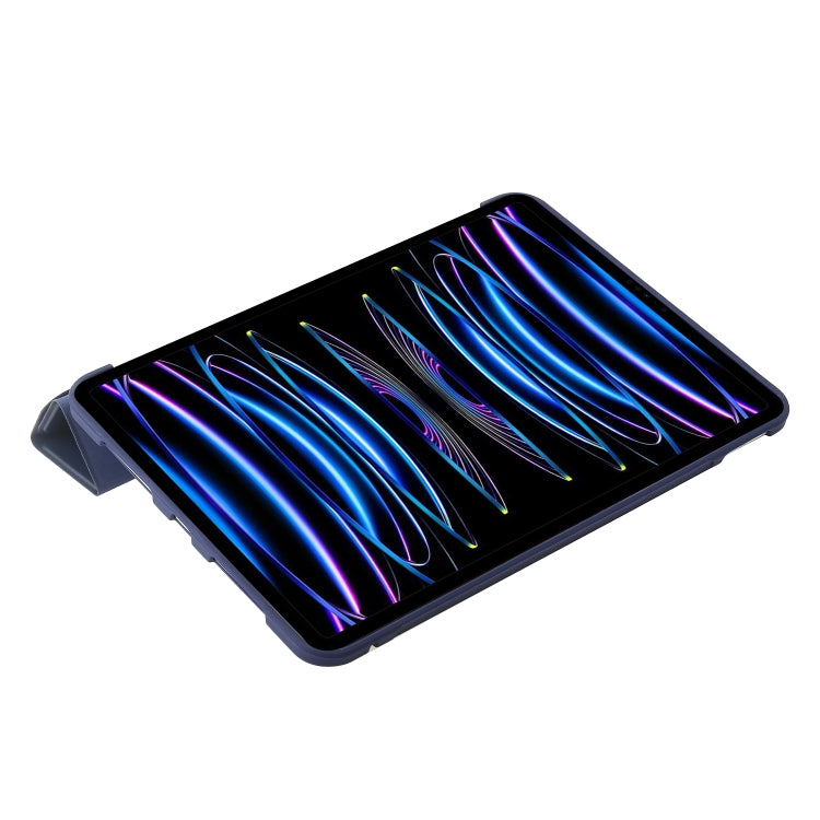 For iPad Pro 13 2024 TPU Deformation Flip Leather Tablet Case with Holder(Dark Blue) - iPad Pro 13 2024 Cases by PMC TechLife | Online Shopping South Africa | PMC TechLife | Buy Now Pay Later Mobicred