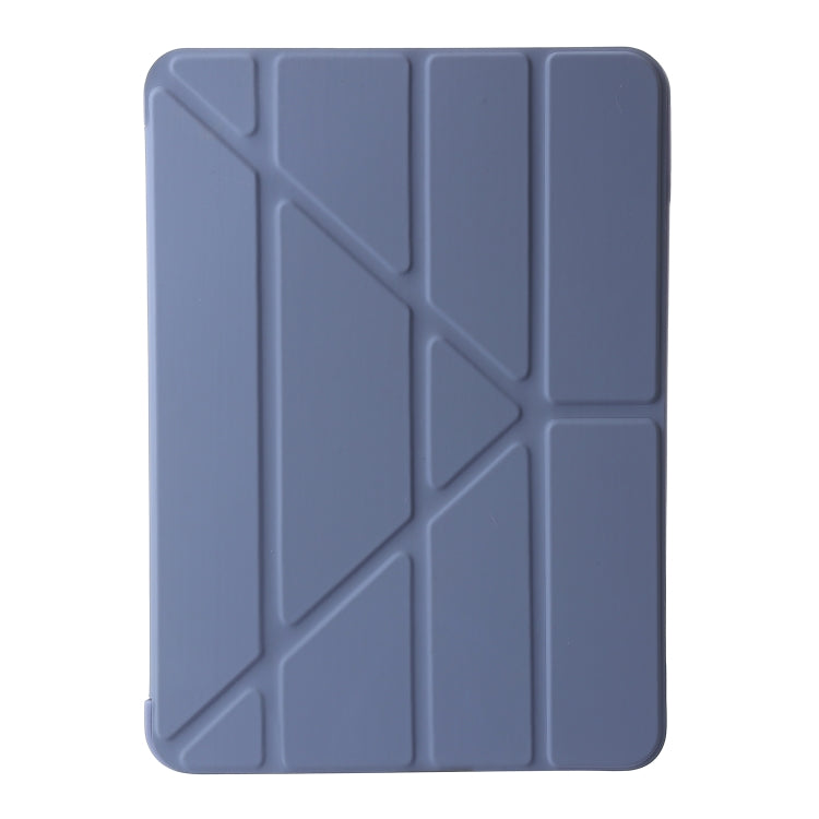 For iPad Pro 13 2024 TPU Deformation Flip Leather Tablet Case with Holder(Purple) - iPad Pro 13 2024 Cases by PMC TechLife | Online Shopping South Africa | PMC TechLife | Buy Now Pay Later Mobicred