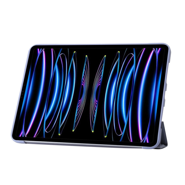 For iPad Pro 13 2024 TPU Deformation Flip Leather Tablet Case with Holder(Purple) - iPad Pro 13 2024 Cases by PMC TechLife | Online Shopping South Africa | PMC TechLife | Buy Now Pay Later Mobicred