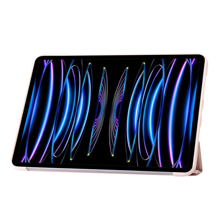 For iPad Pro 13 2024 TPU Deformation Flip Leather Tablet Case with Holder(Light Pink) - iPad Pro 13 2024 Cases by PMC TechLife | Online Shopping South Africa | PMC TechLife | Buy Now Pay Later Mobicred